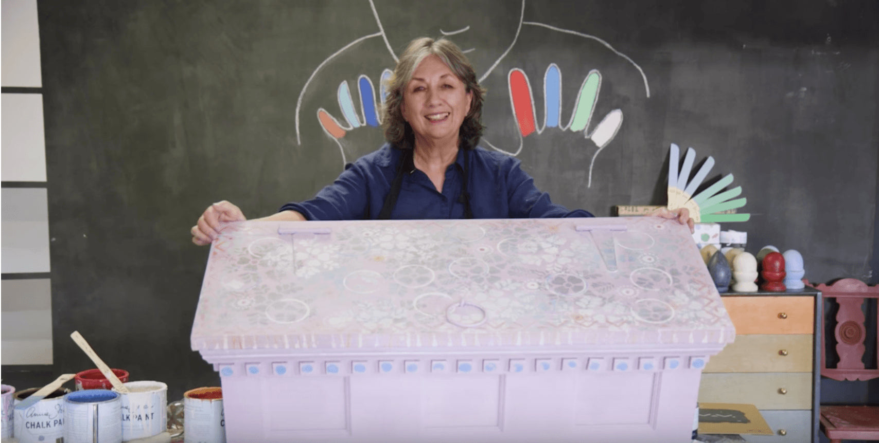 How to create random patterns using Chalk Paint® - Twenty Six