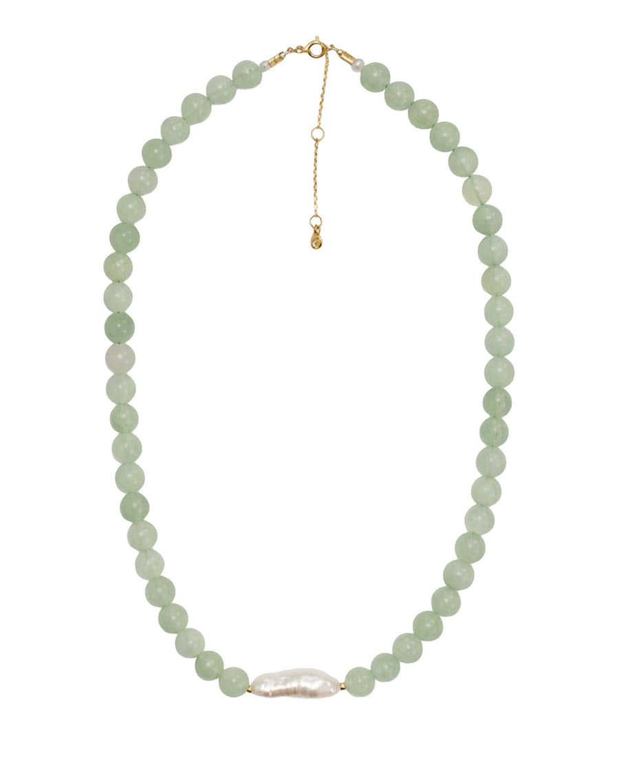 Aura Pearl Aventurine necklace