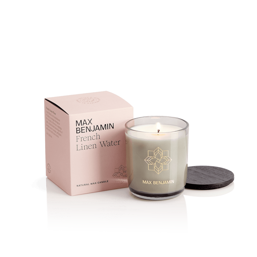Max Benjamin French Linen Water Candle
