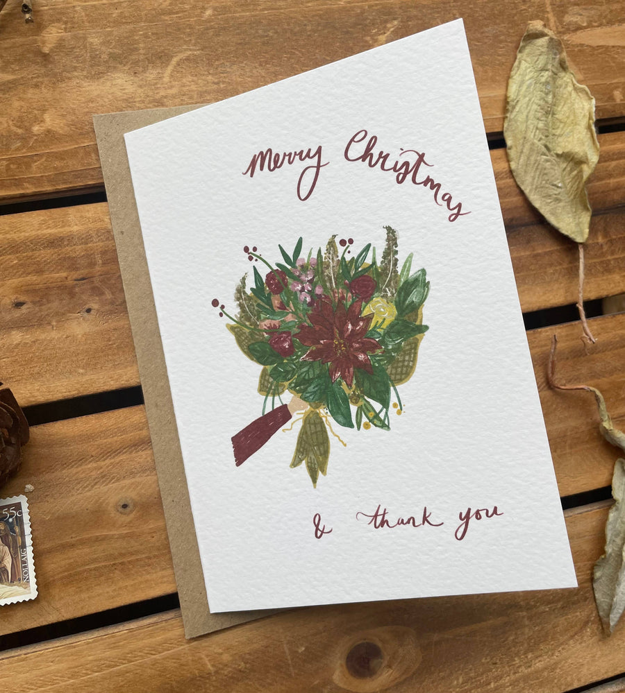 Christmas Flowers - Teacher thank you