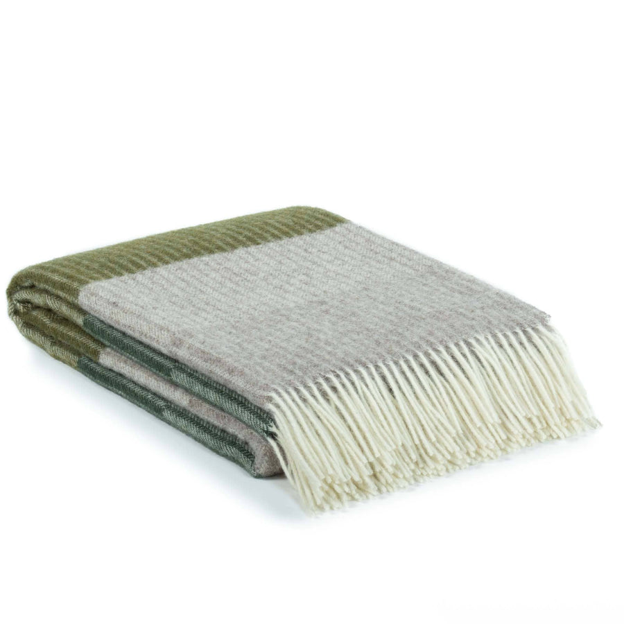 Wool Throw Blanket LINEA 4Leaf