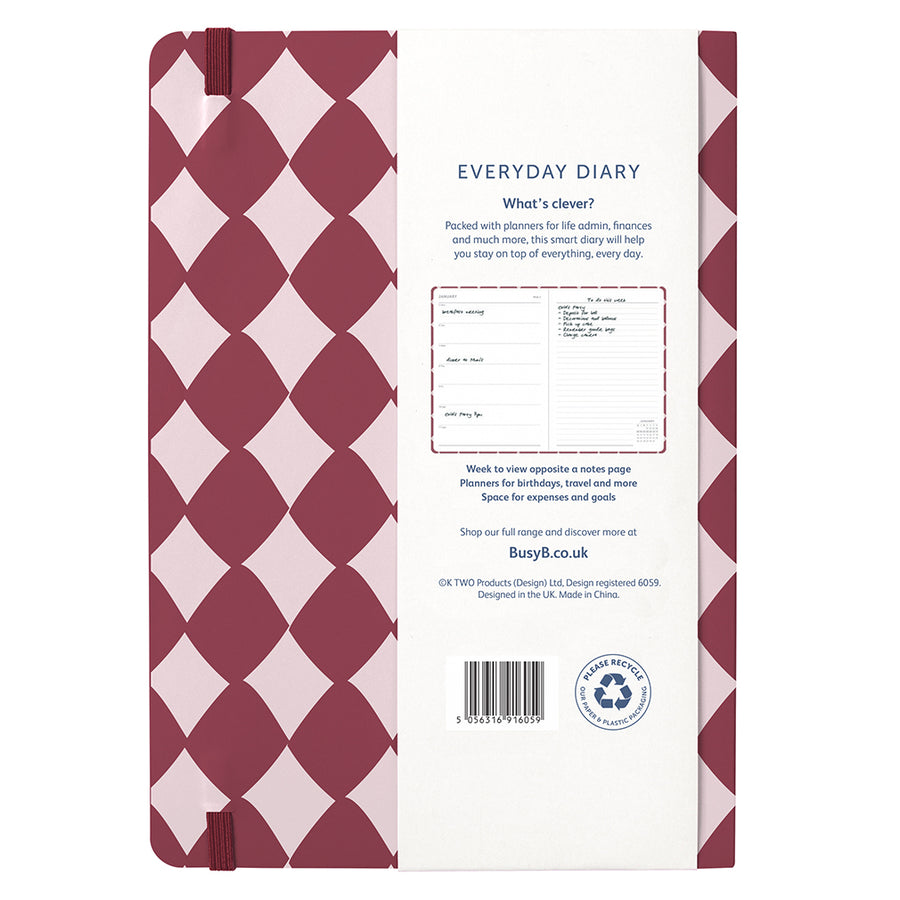 Everyday Diary 2026 Harlequin