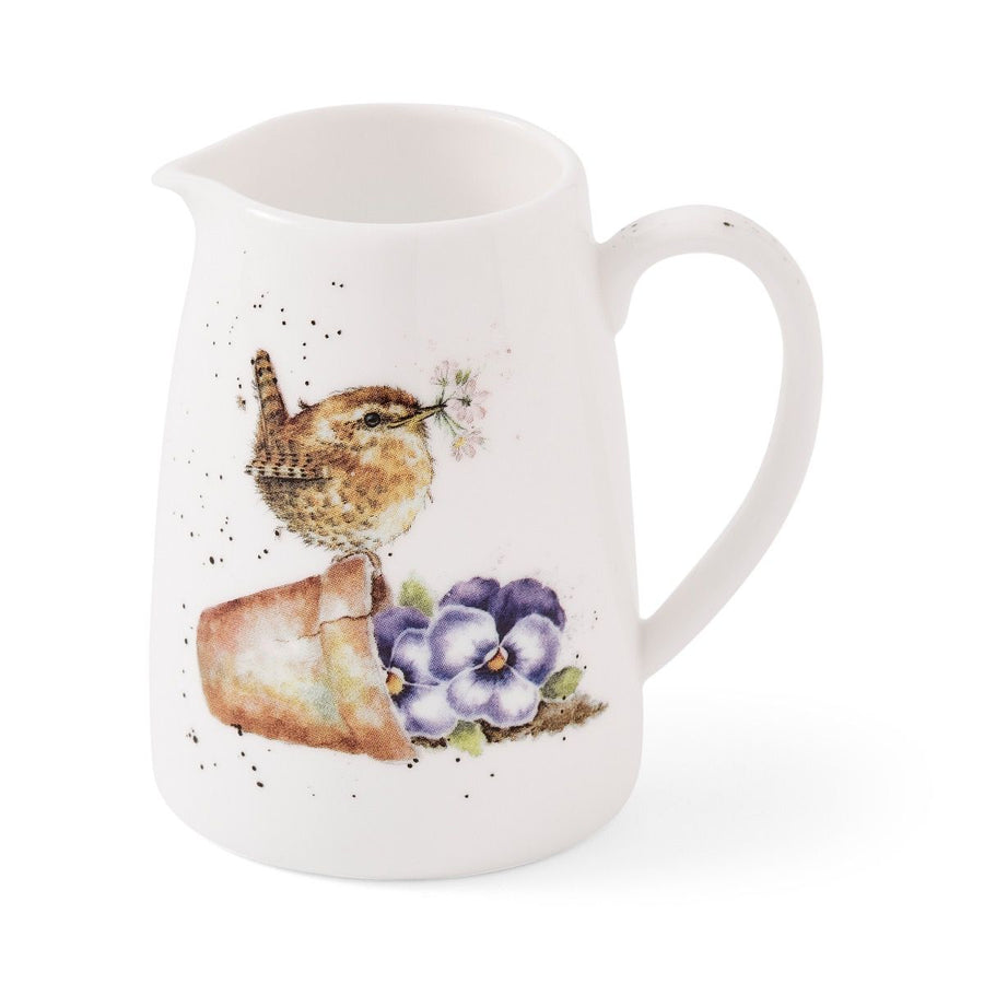 'Pottering About' Wren Posy Jug
