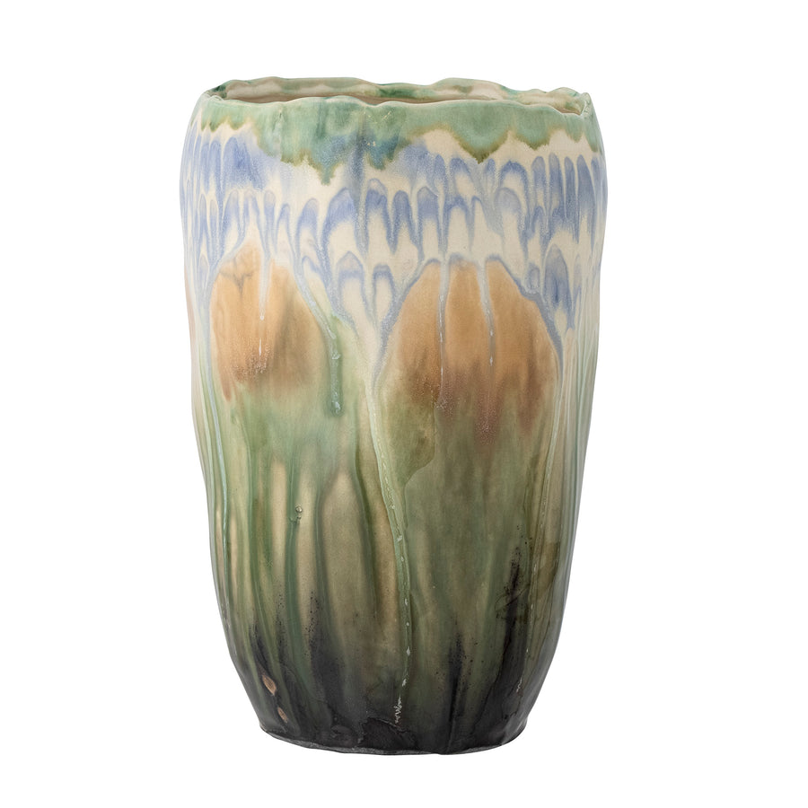 Mahasti Vase, Green, Stoneware