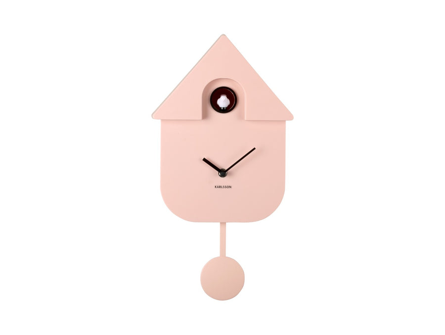 Modern Cuckoo Clock in Soft pink