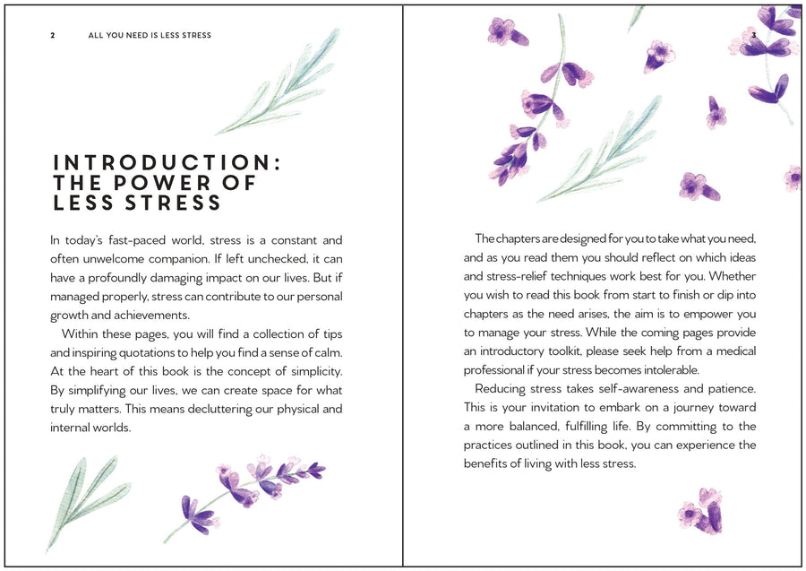 ALL YOU NEED IS LESS STRESS (HB)