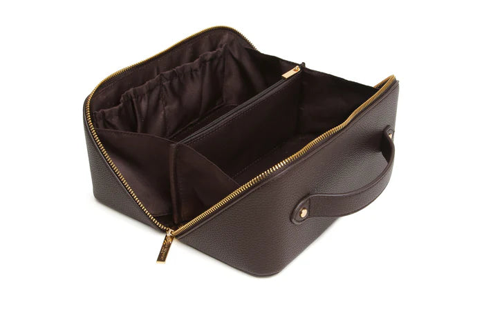 Alice Wheeler Chocolate Train Case