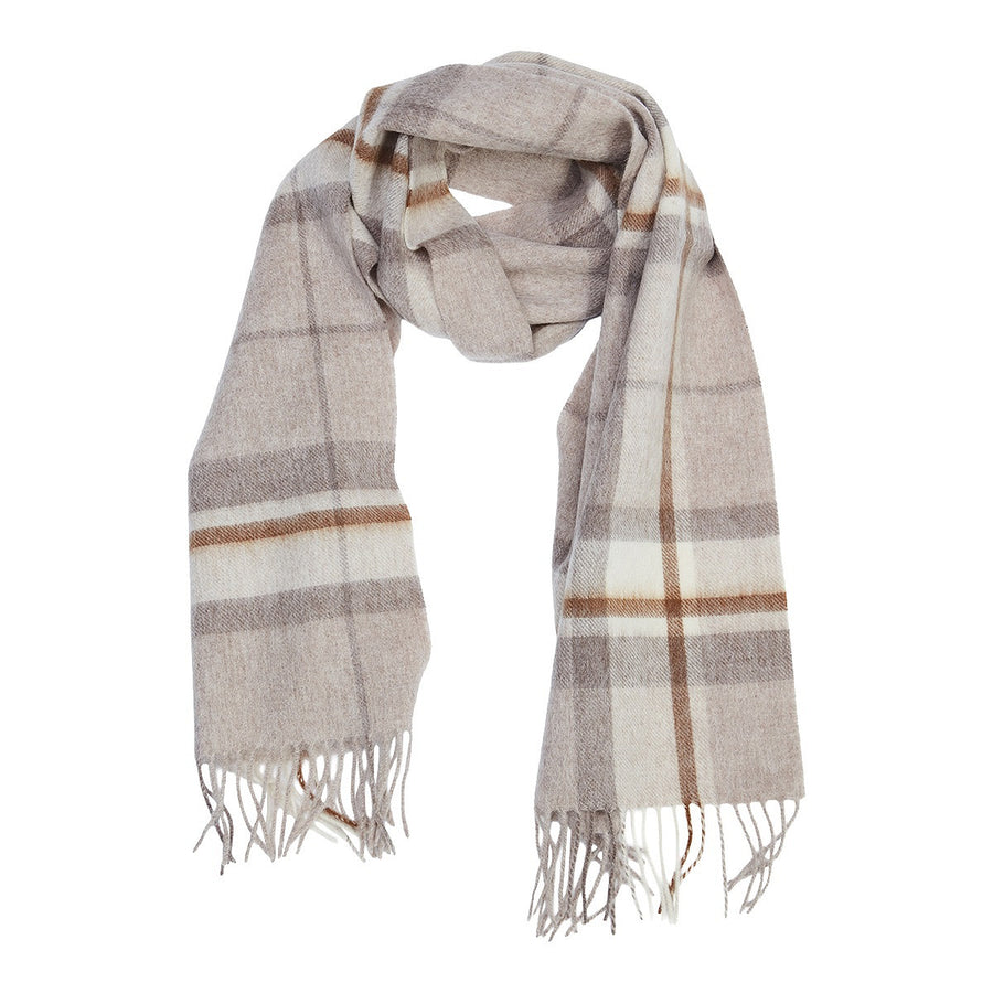 Scarf Lene, dk beige