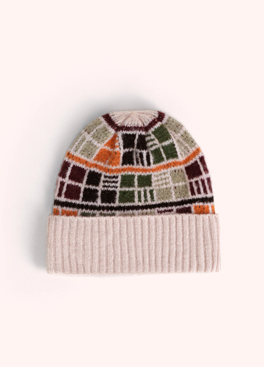 Dani Beanie Hat, Damson Mix