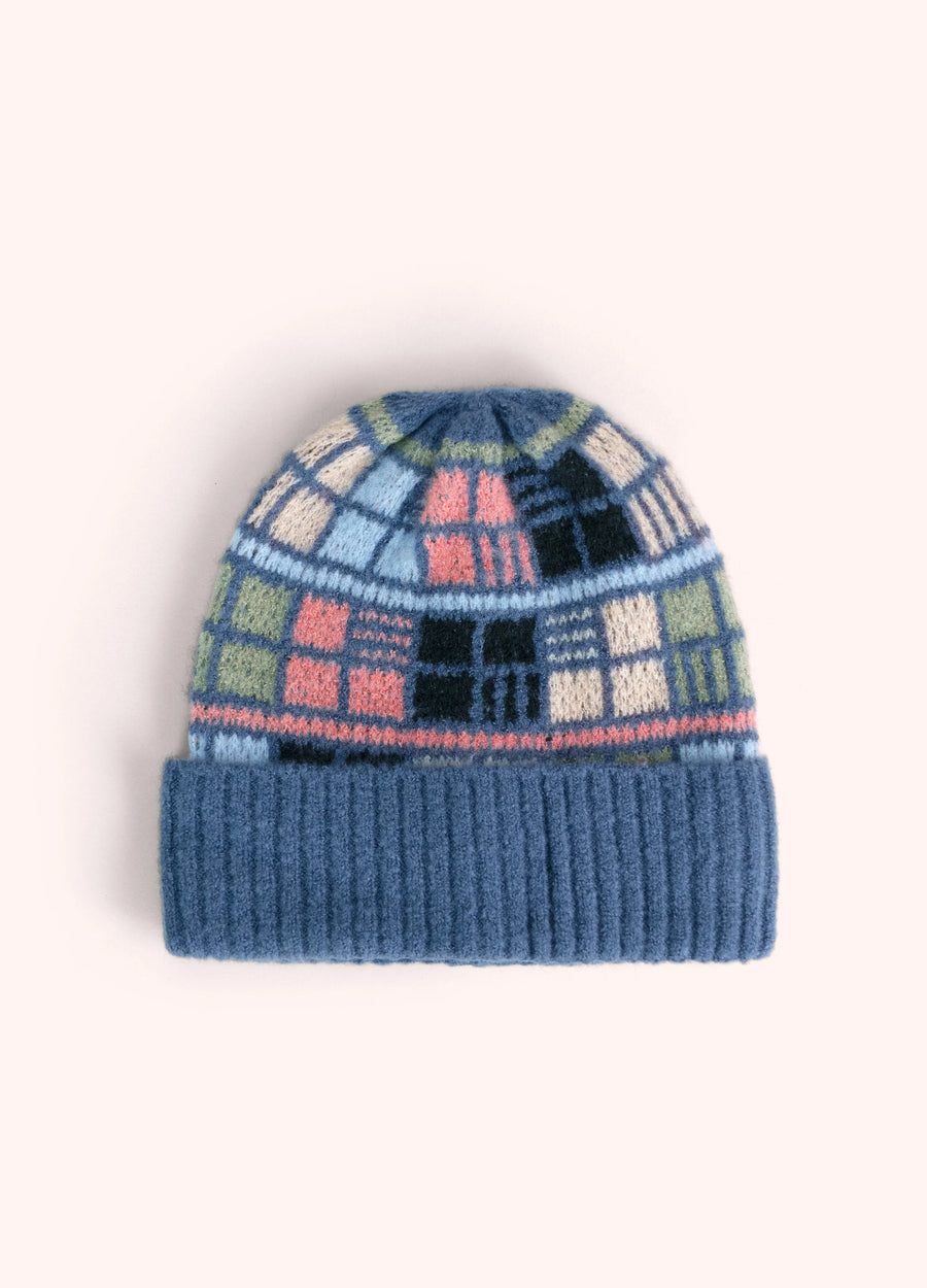 Dani Beanie Hat, Denim Mix
