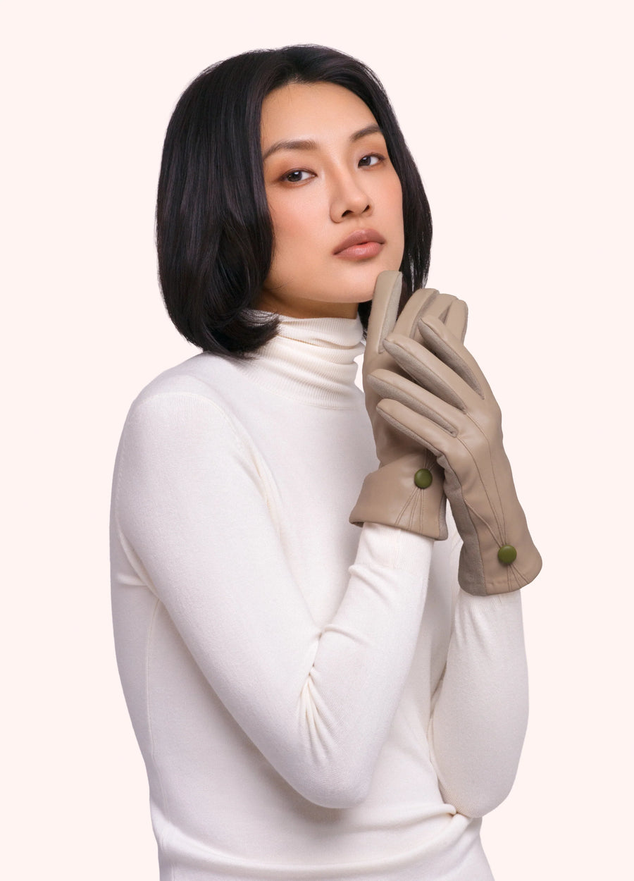 Emma Gloves, Cream