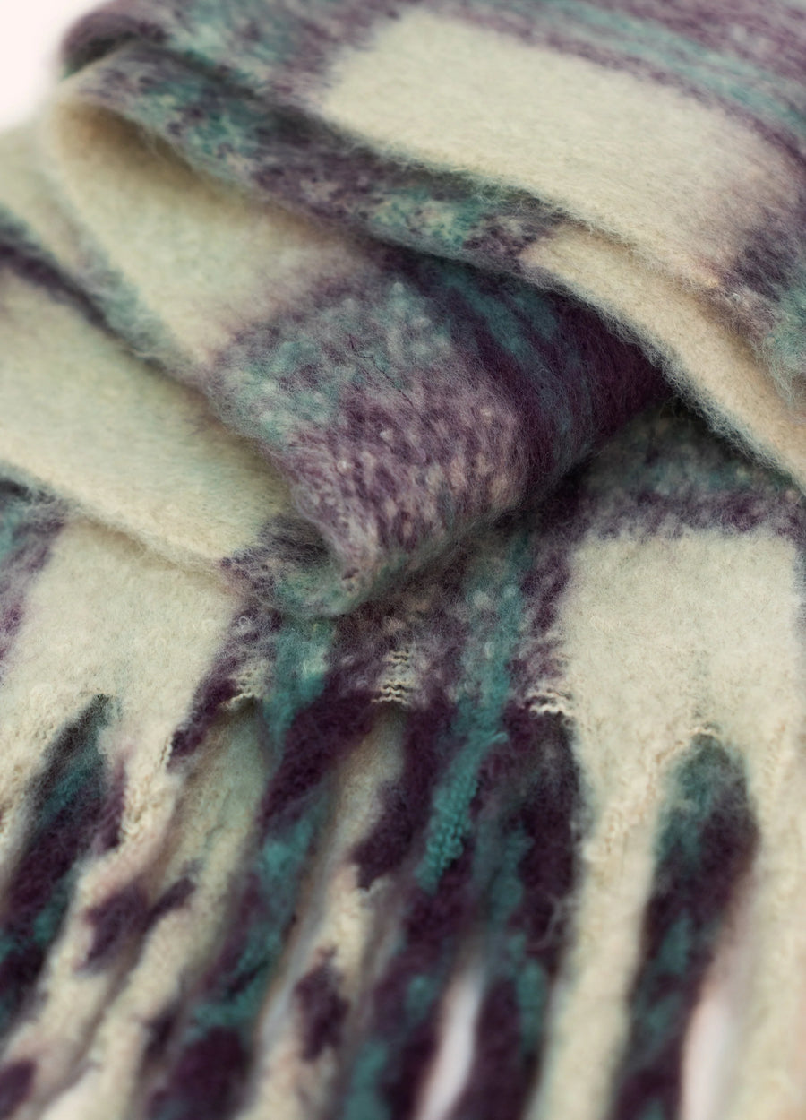 Flora Cosy Scarf, Damson Mix