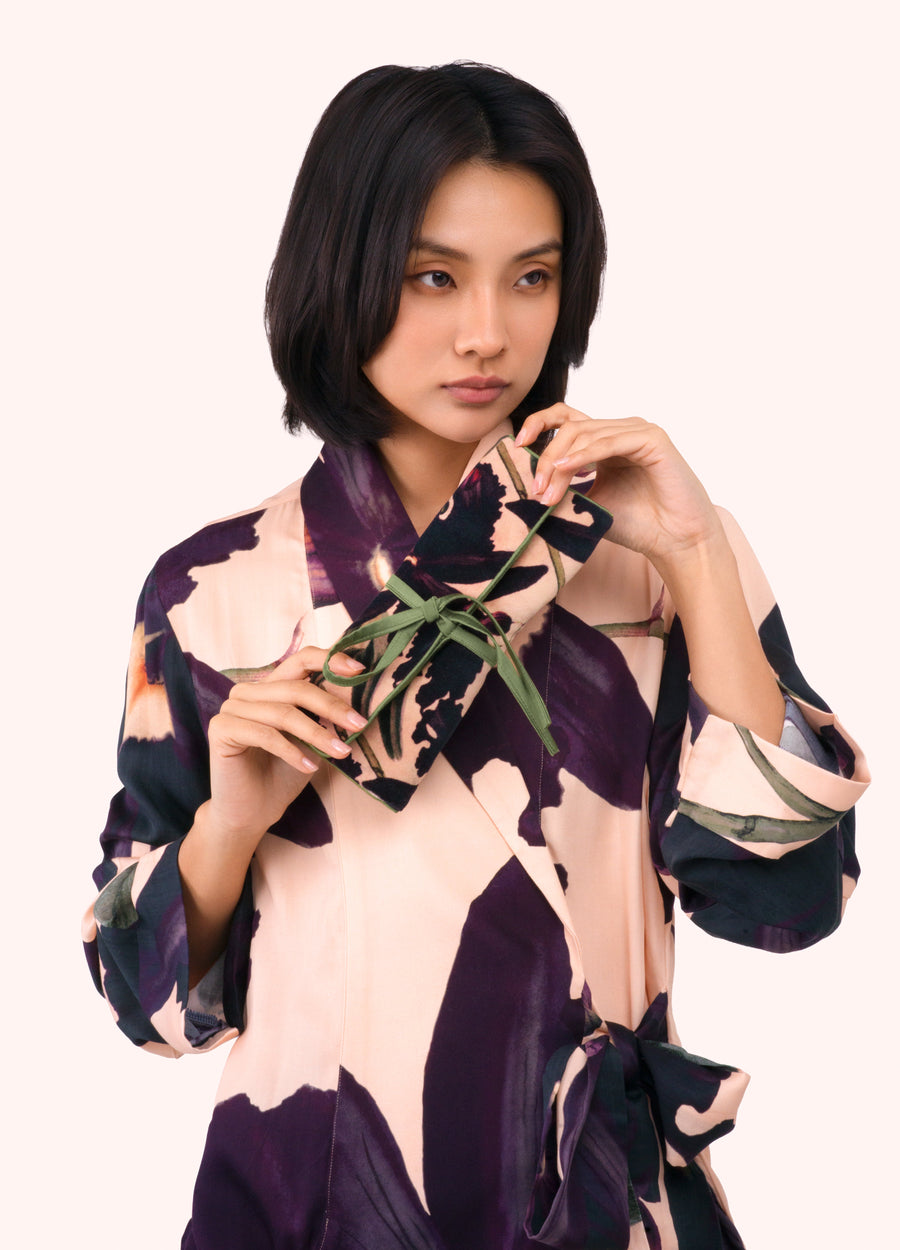 Jewellery Roll - Midnight Orchid