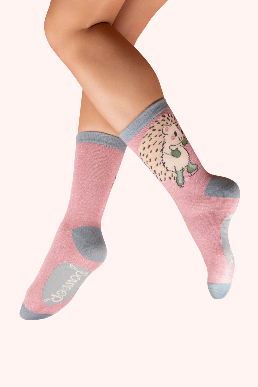 Glitter Ankle Skating Socks