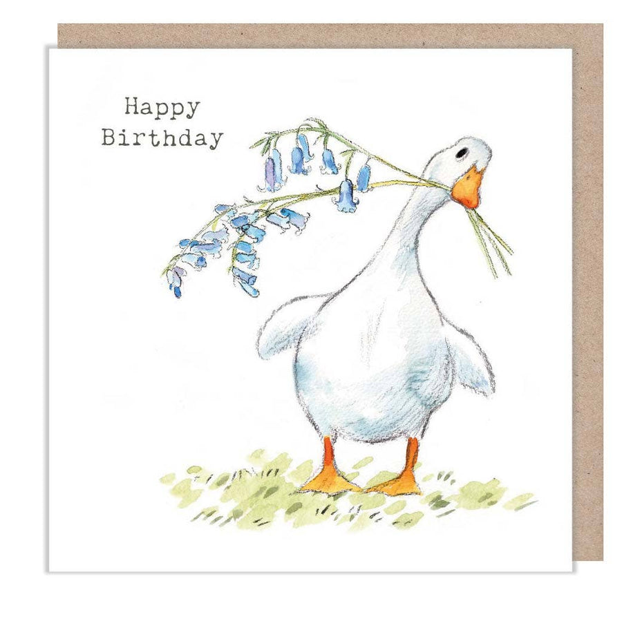 Birthday card - White Duck 'Down by the River' range - RIV01