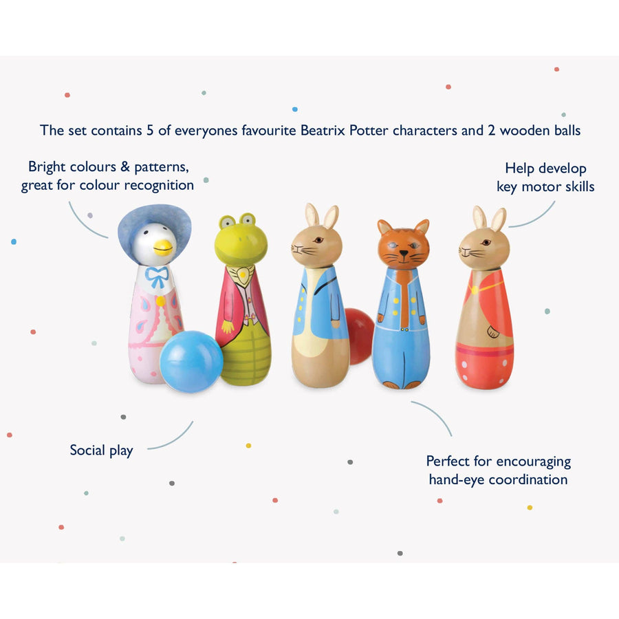 Peter Rabbit™ Wooden Skittles