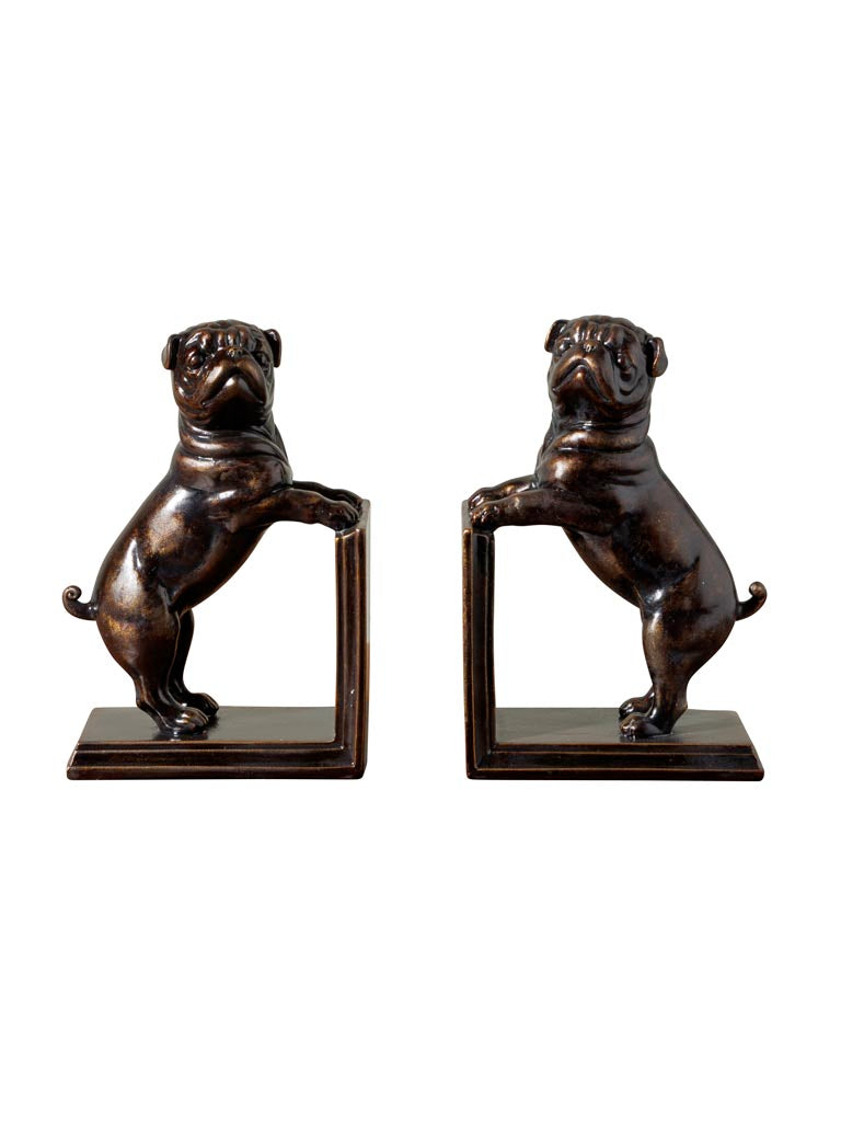 Standing dog bookends