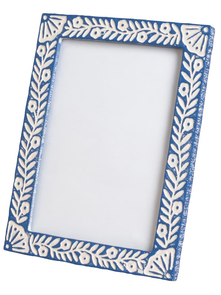 Photo frame blue Woven (13x18)