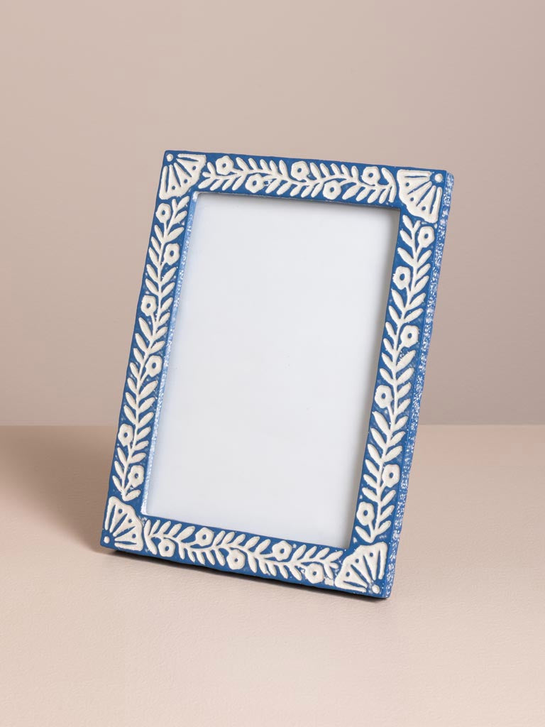 Photo frame blue Woven (13x18)