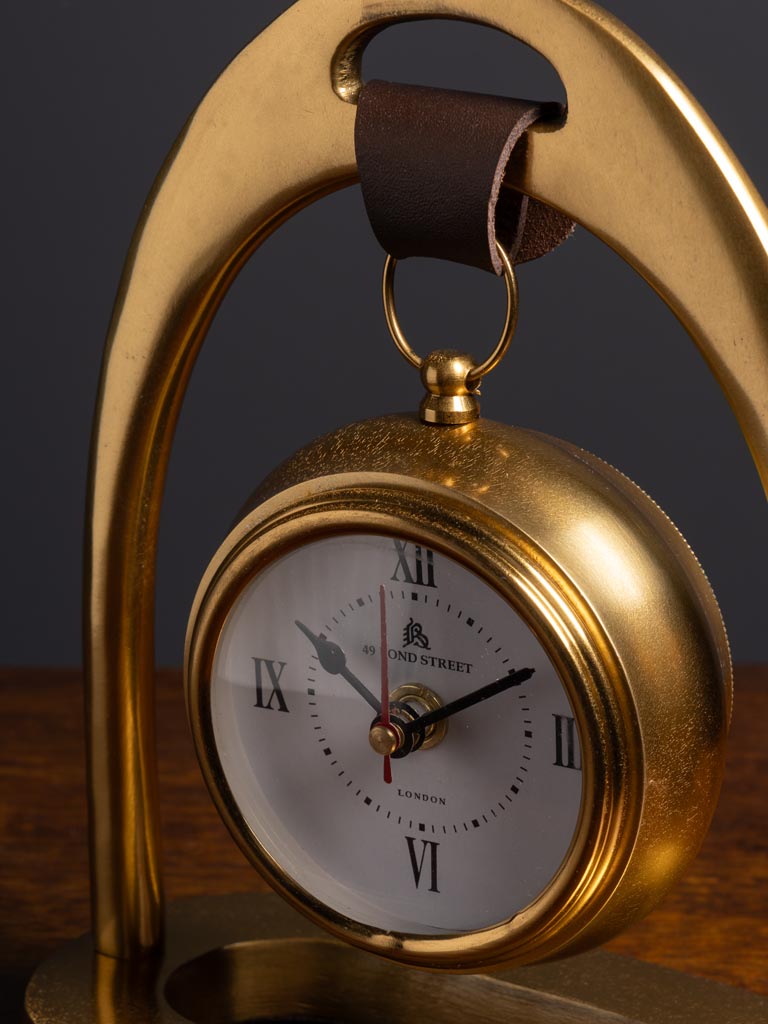 Table clock Stirrup