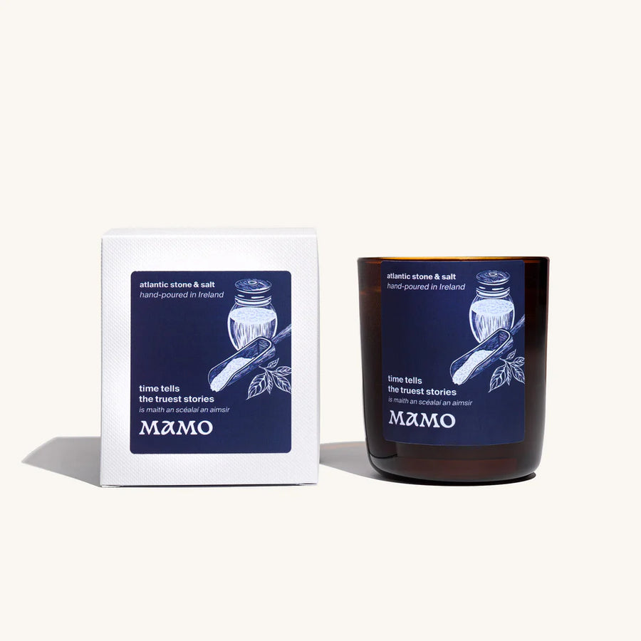 Time Tells the Truest Stories | Atlantic Stone, Cyclamen & Salty Air Candle