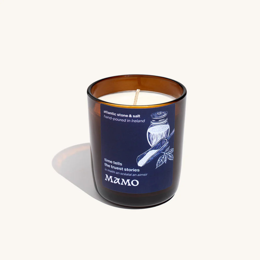 Time Tells the Truest Stories | Atlantic Stone, Cyclamen & Salty Air Candle