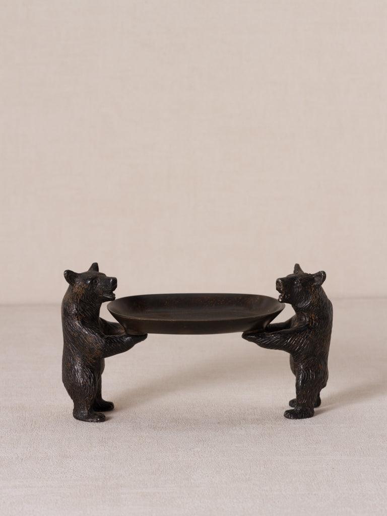 Antique Bronze Bears Trays - Twenty Six