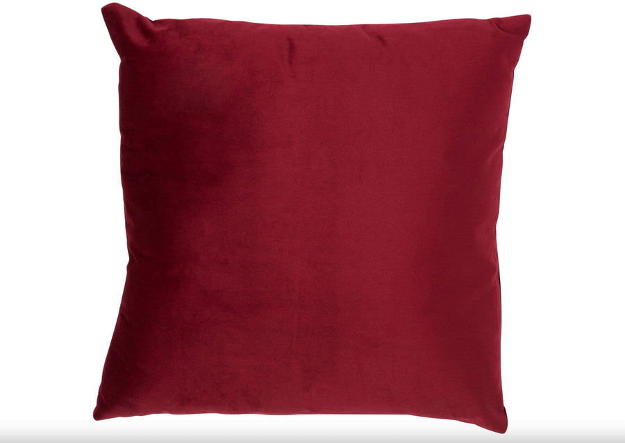 Red Velvet Cushion - Twenty Six