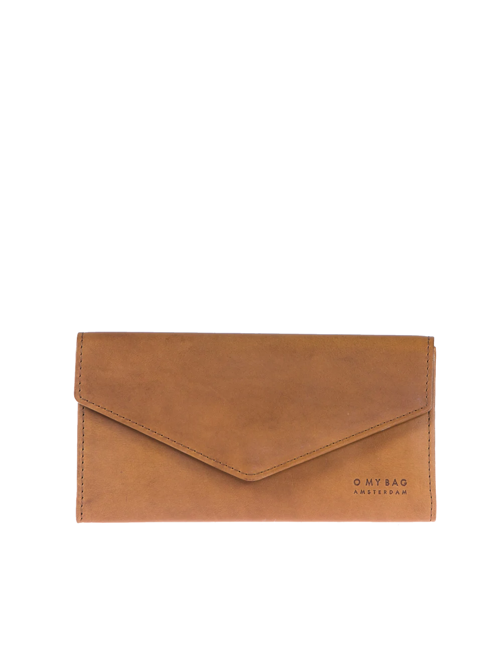 Envelope Pixie Classic Leather Wallet (Cognac)