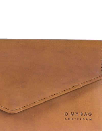 Envelope Pixie Classic Leather Wallet (Cognac) - Twenty Six