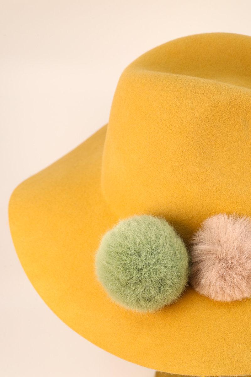 Cassandra Wool Hat in Mustard by Powder - Twenty Six