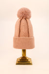 Ingrid Bobble Hat in Petal by Powder - Twenty Six