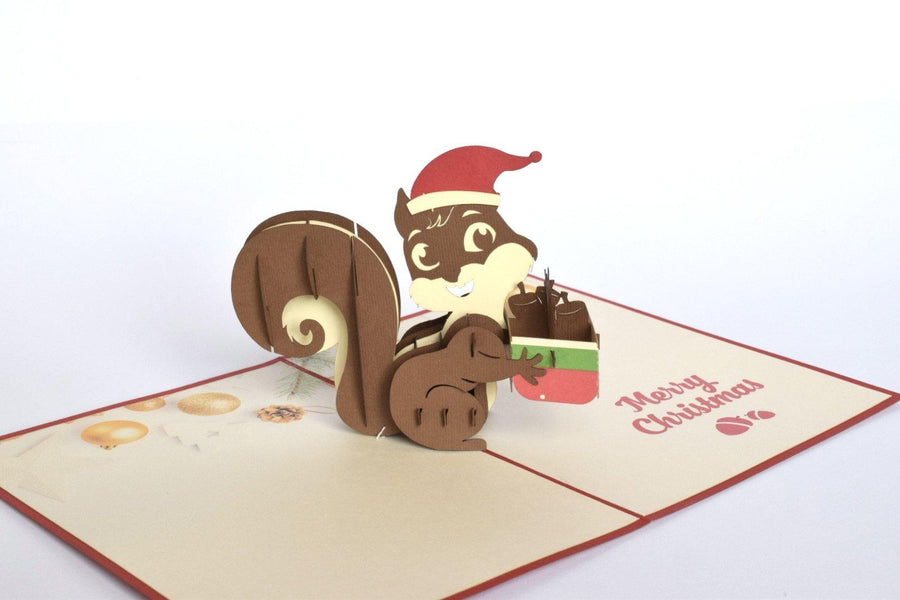Squirrel Pop-Up Card - Twenty Six