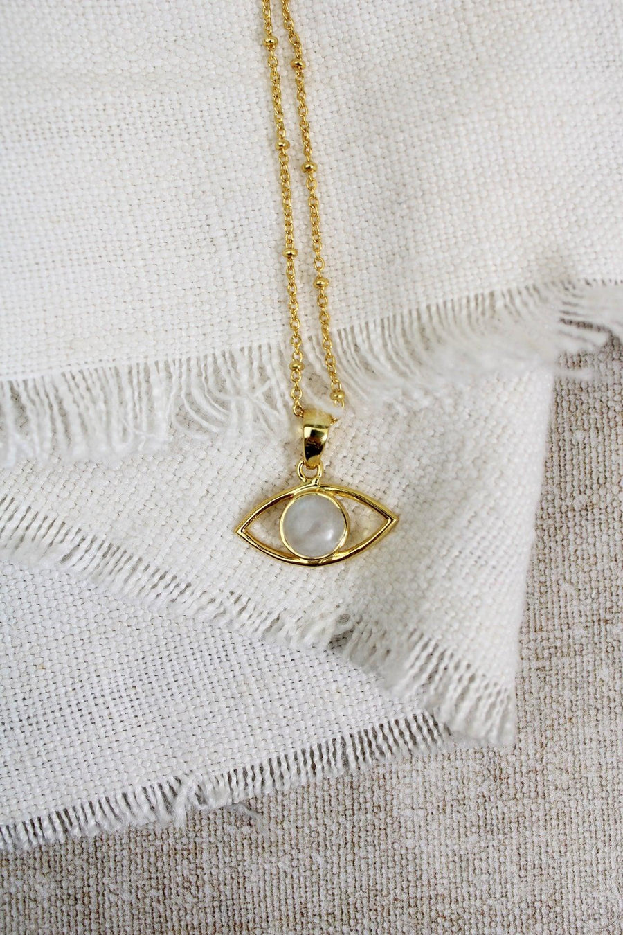 Moonstone Eye Necklace - Twenty Six