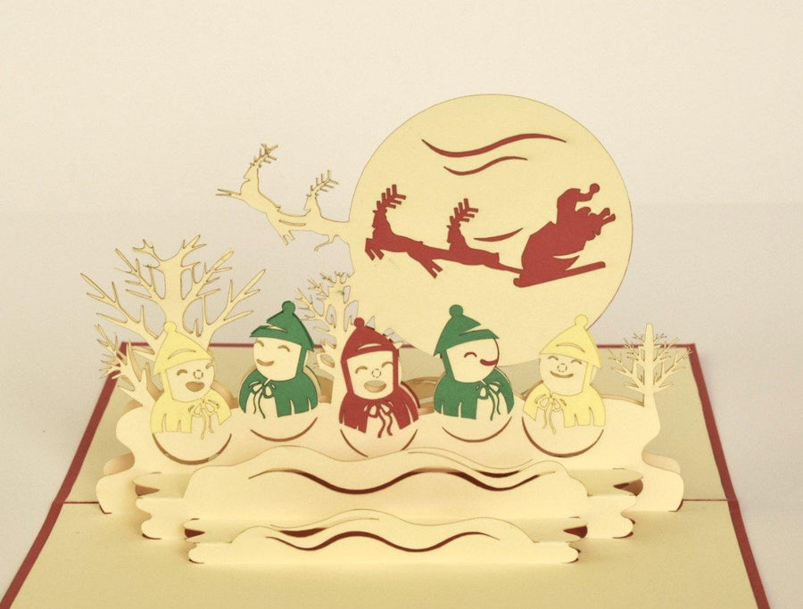 Snowmen Pop-Up Card - Twenty Six