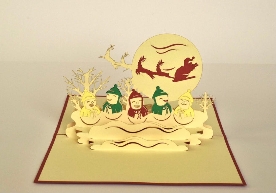 Snowmen Pop-Up Card - Twenty Six