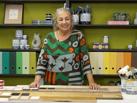 How to Paint Floors with Chalk Paint - Twenty Six