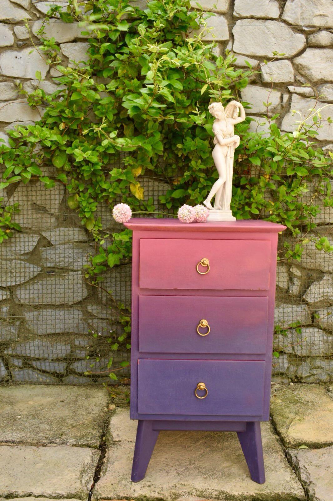 Mid-Century Ombré Locker - Twenty Six