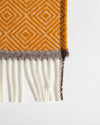 Wool Throw Blanket VENEZIA Yellow