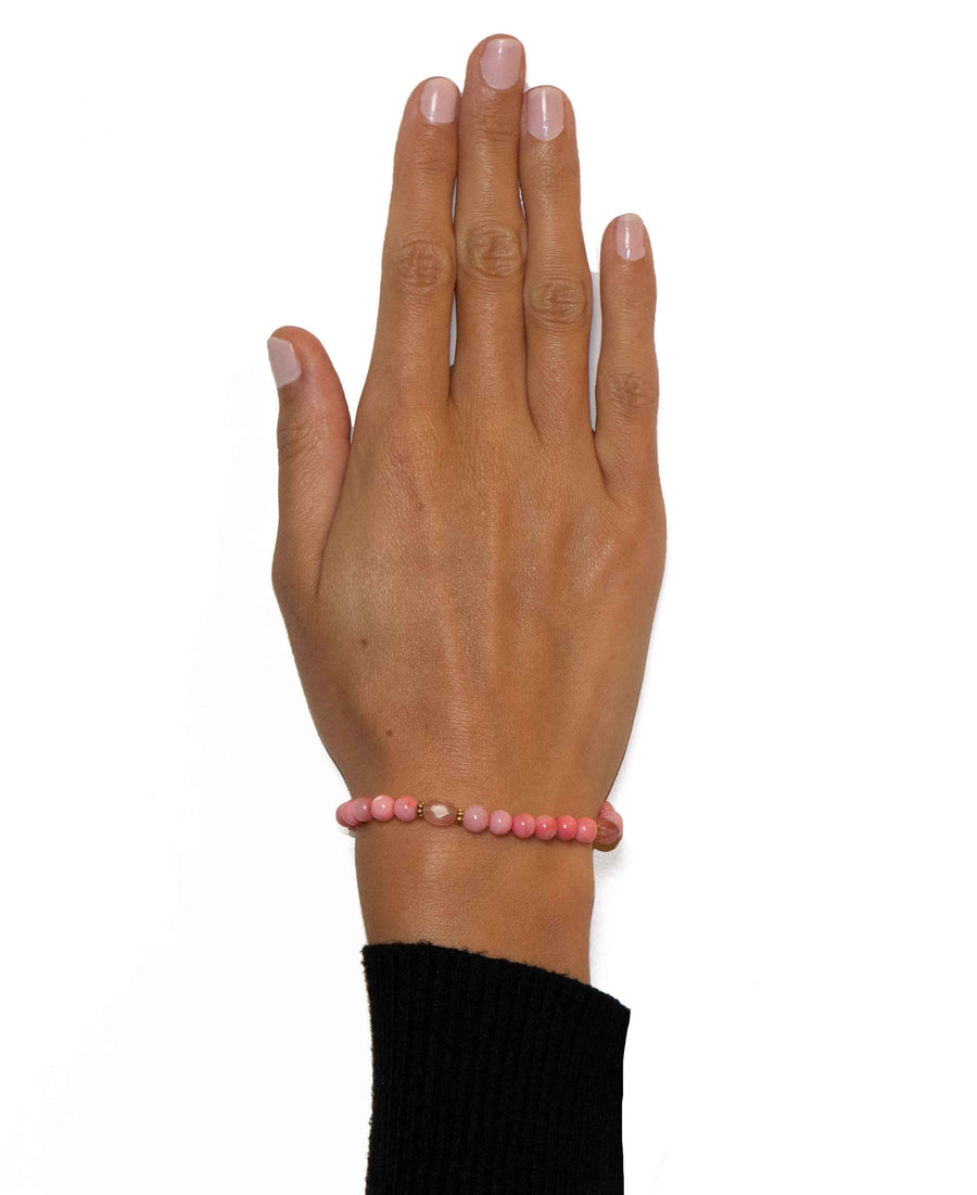 Pink bracelet by Hultquist Copenhagen