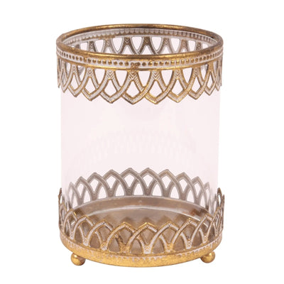 Hurricane 17 cm - Gold - Iron / Glass