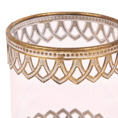 Hurricane 17 cm - Gold - Iron / Glass