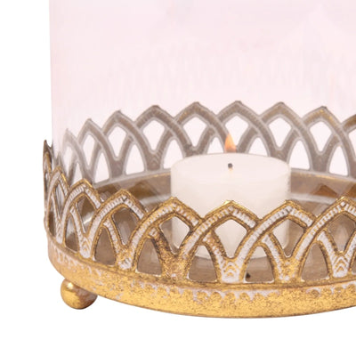 Hurricane 17 cm - Gold - Iron / Glass