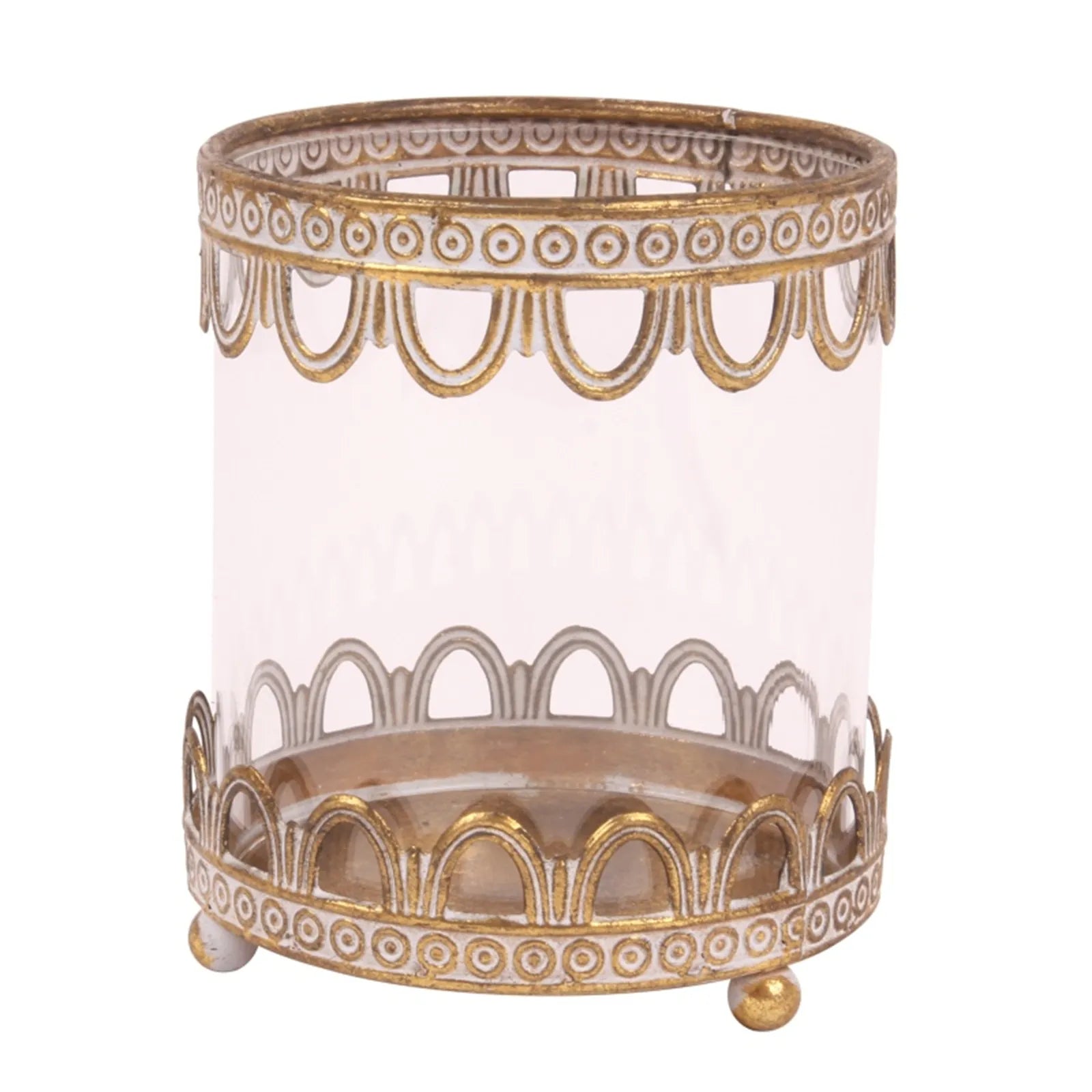 Hurricane 13.5 cm - Gold - Iron / Glass