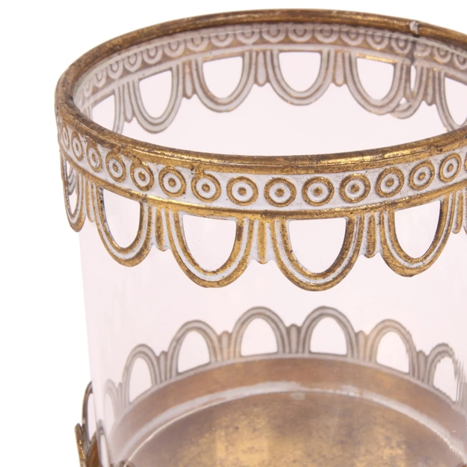 Hurricane 13.5 cm - Gold - Iron / Glass