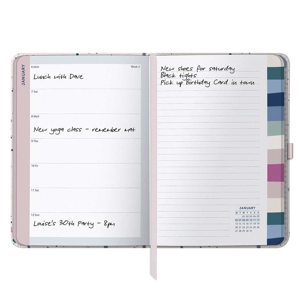 A5 To Do Diary 2025 Nude Spray