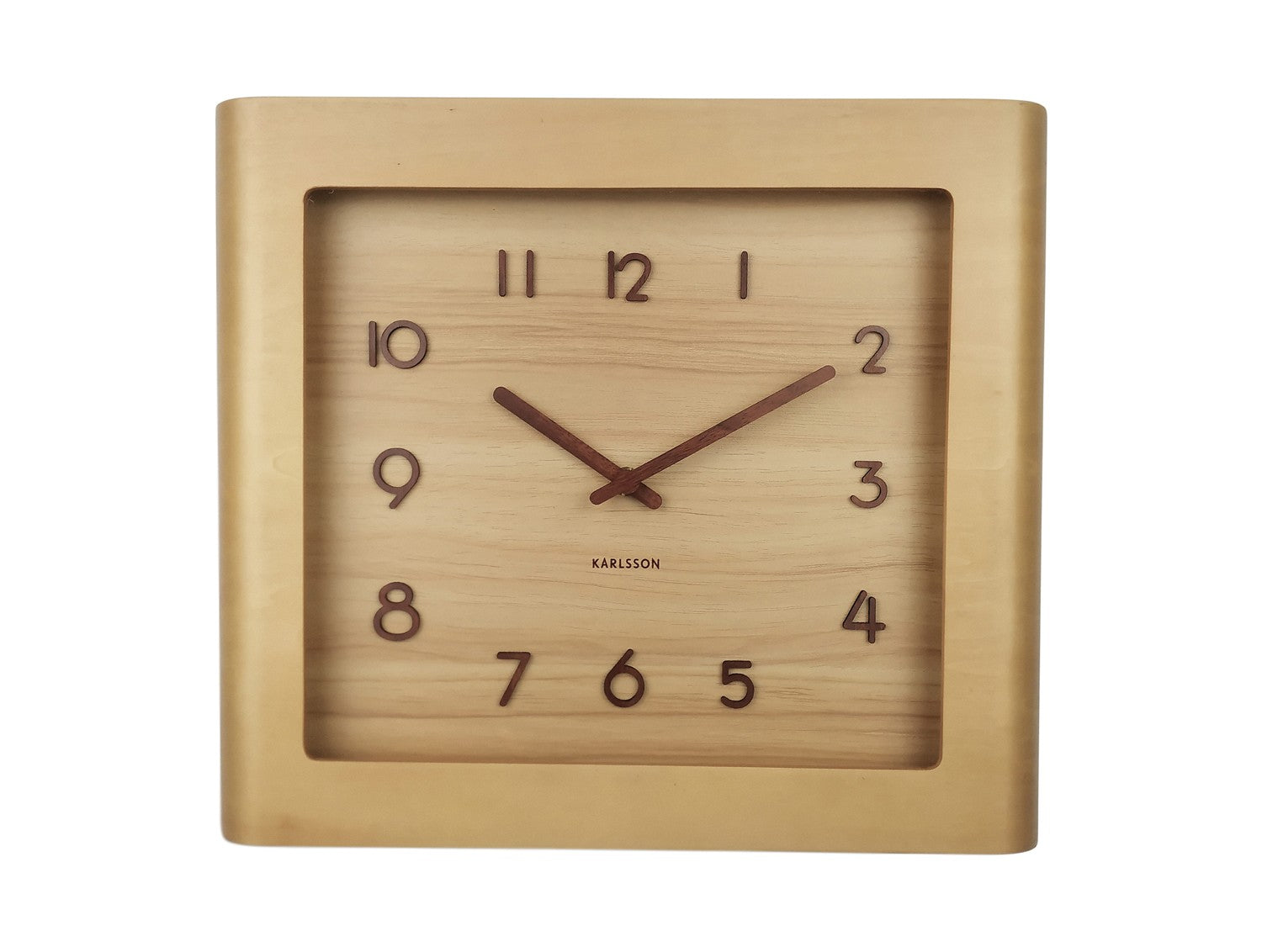 Wall Clock Sole Squared Frame