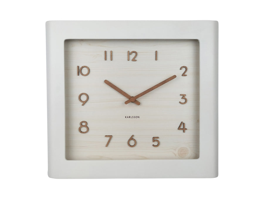 Wall Clock Sole Squared Frame