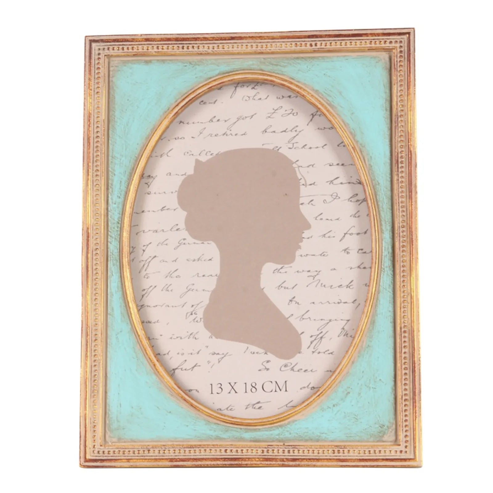 Photo Frame 13x18 cm - Blue - Resin