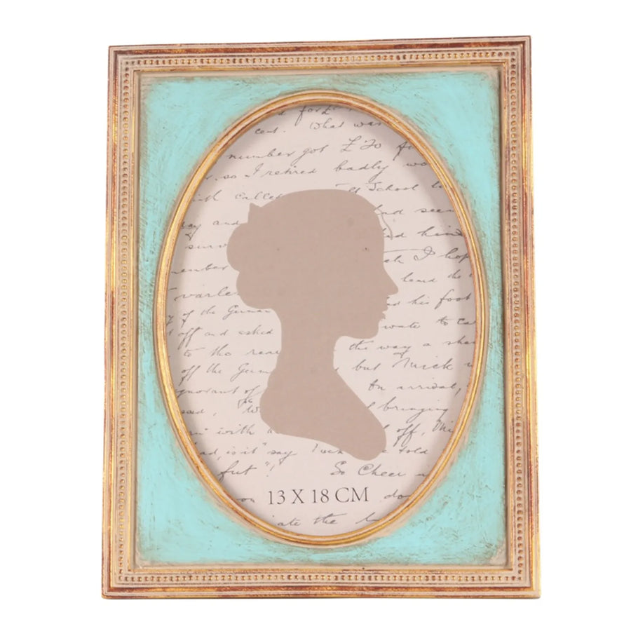 Photo Frame 13x18 cm - Blue - Resin